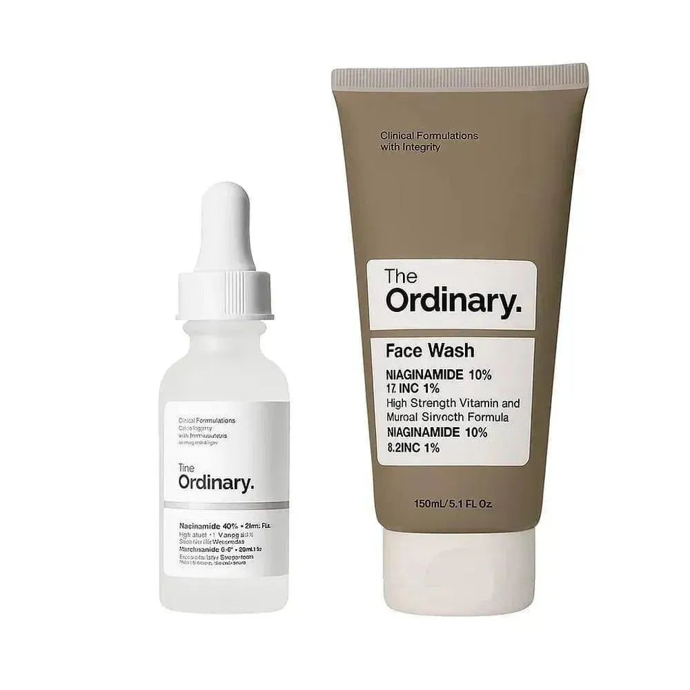 Skin Brightening Niacinamide Serum And Face Wash