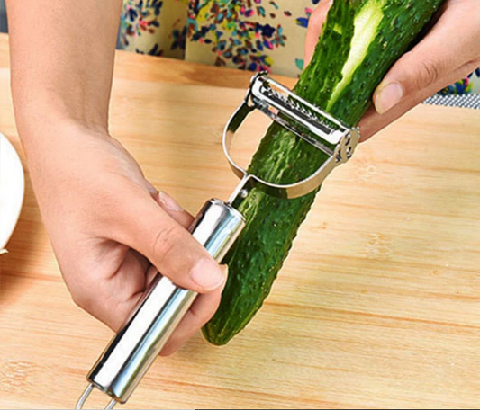 Double-Sided Vegetable Peeler Grater Julienne Peeler Slice Stainless