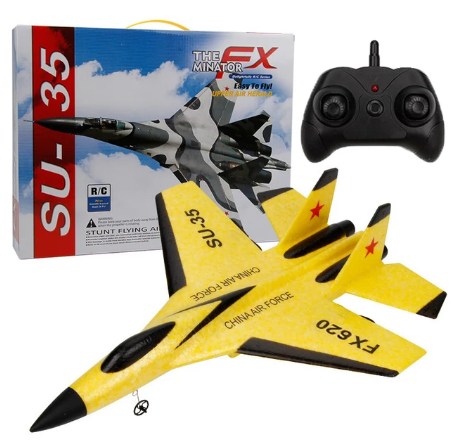 RC Foam Aircraft SU-35 Plane 2.4G Radio Control Glider Remote Control Fighter