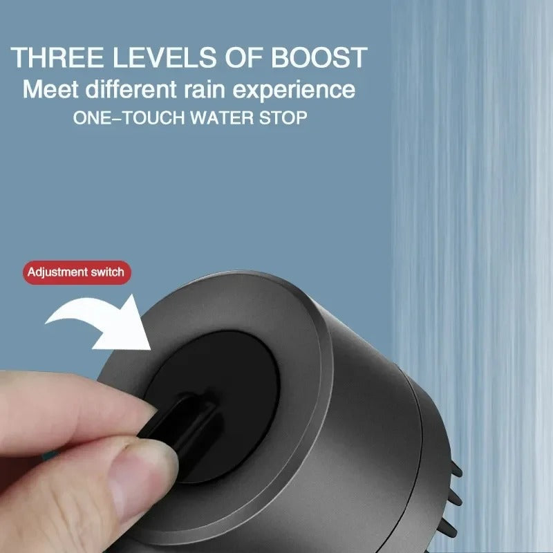 3 Modes Shower Head High Pressure Showerhead Portable Filter Rainfall Faucet Tap Bathroom Bath Home Innovative Accessories