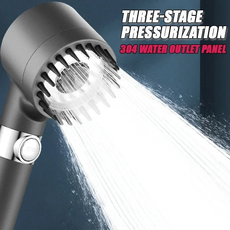 3 Modes Shower Head High Pressure Showerhead Portable Filter Rainfall Faucet Tap Bathroom Bath Home Innovative Accessories